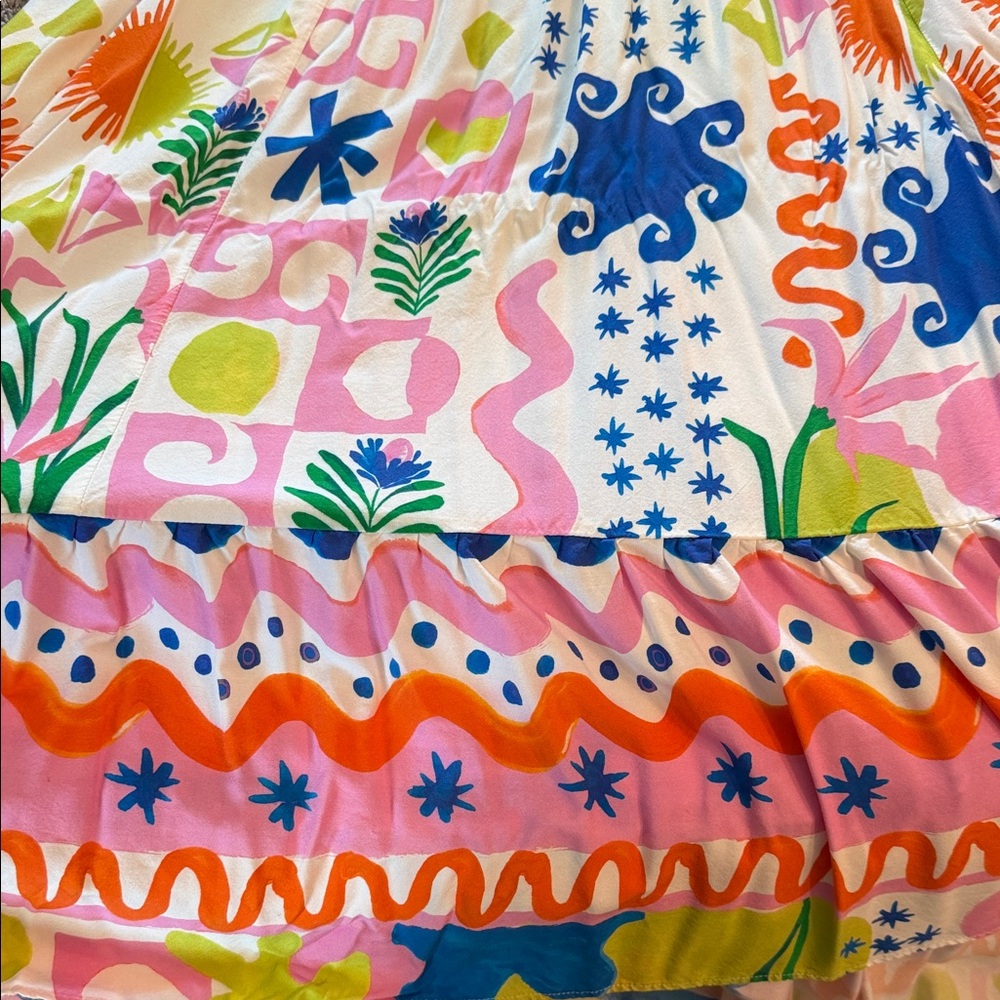 Petal and pup vibrant Sundress - Picture 6 of 6